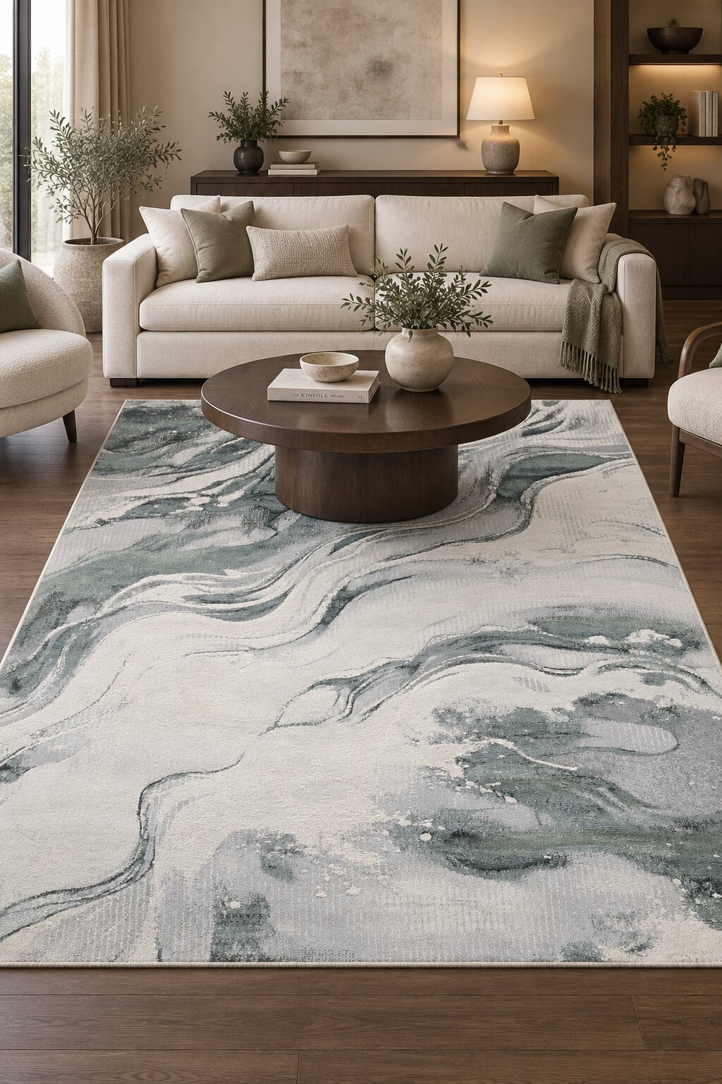 Covor Sena 8717A Green Green