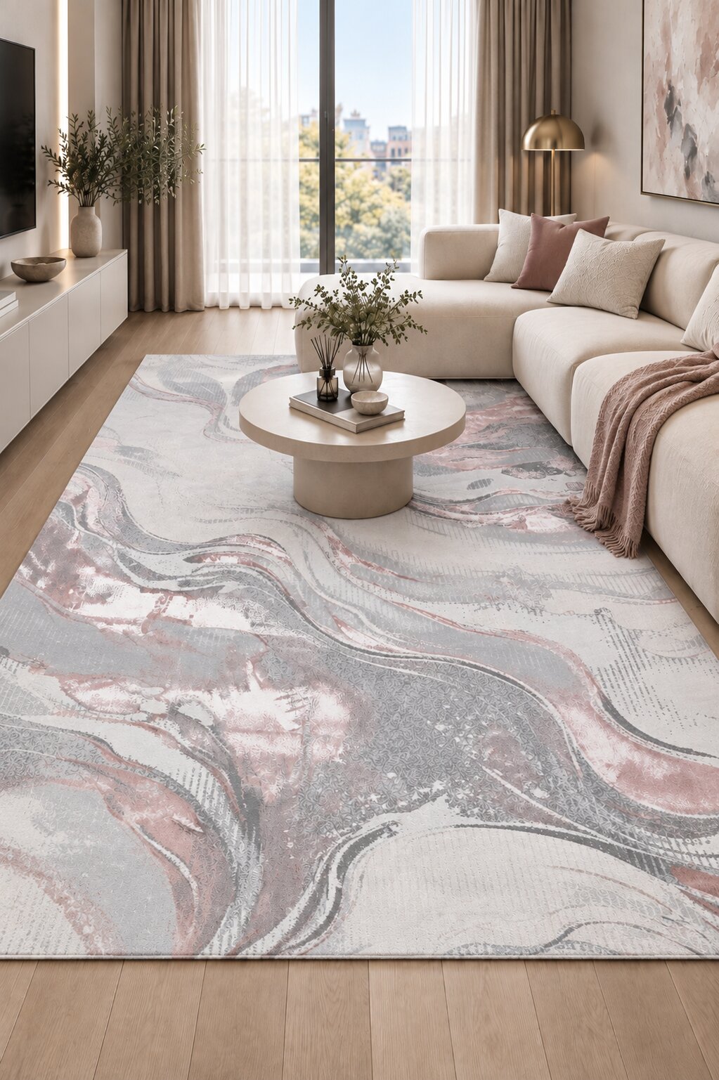 Covor Sena 8717A Pink