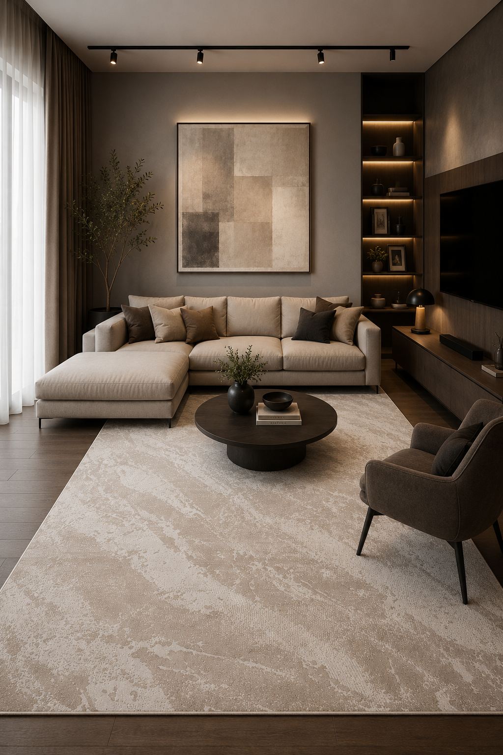 Covor ICON 8948A Beige – Covor Living/Dormitor
