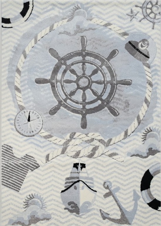 Covor Copii Ancoră Pierre Cardin Hello Kids 160x230 cm ALBASTRU